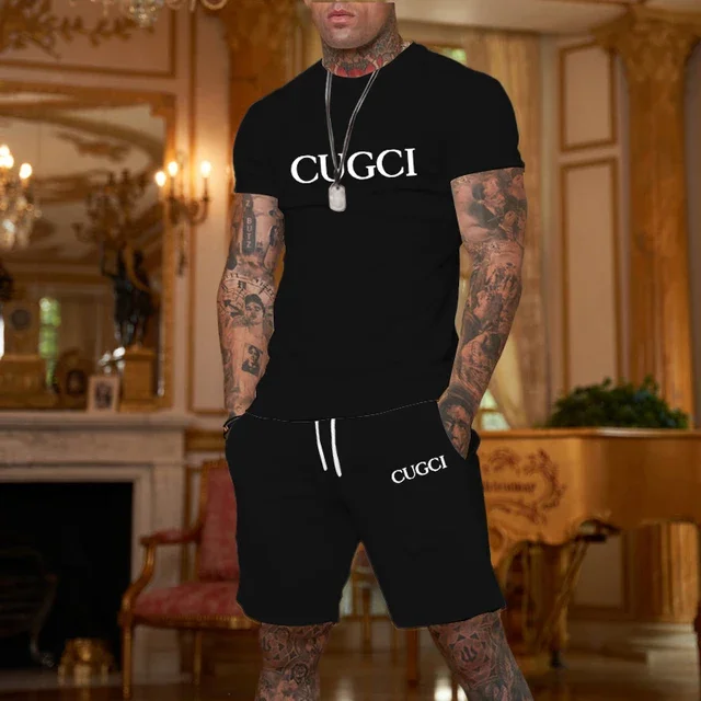 Summer 2025 Clothing Essentials - Letni zestaw męski: koszulka i szorty,