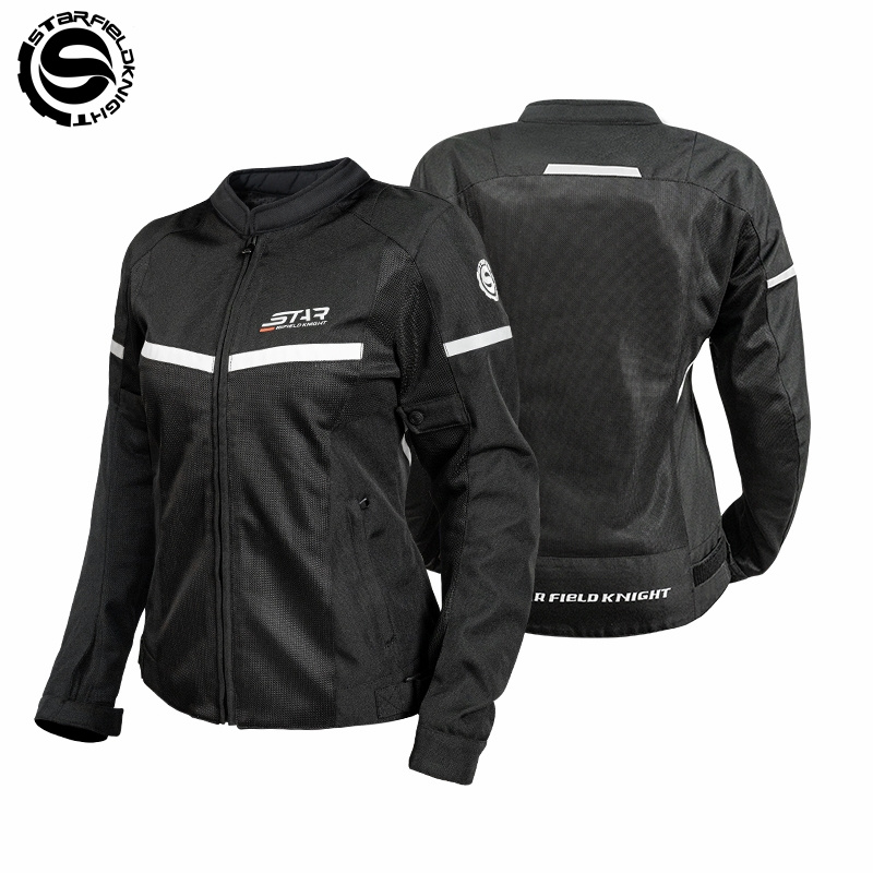 Summer Knights Clothing - Kurtka motocyklowa SFK Black&White damska odzież