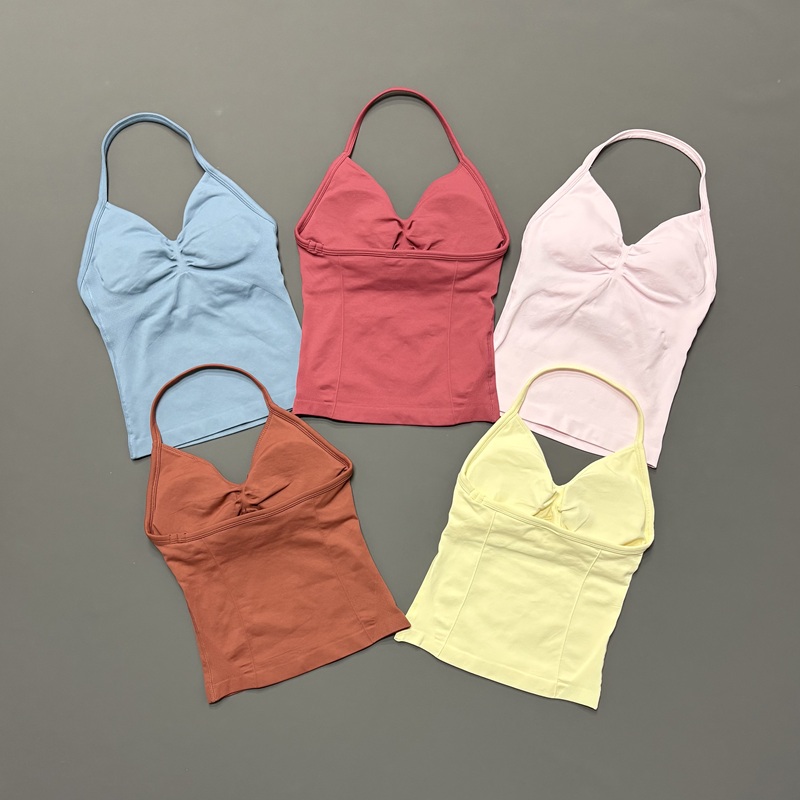 Tank Top Breathable - Damska sportowa koszulka na ramiączkach, bezszwowa,