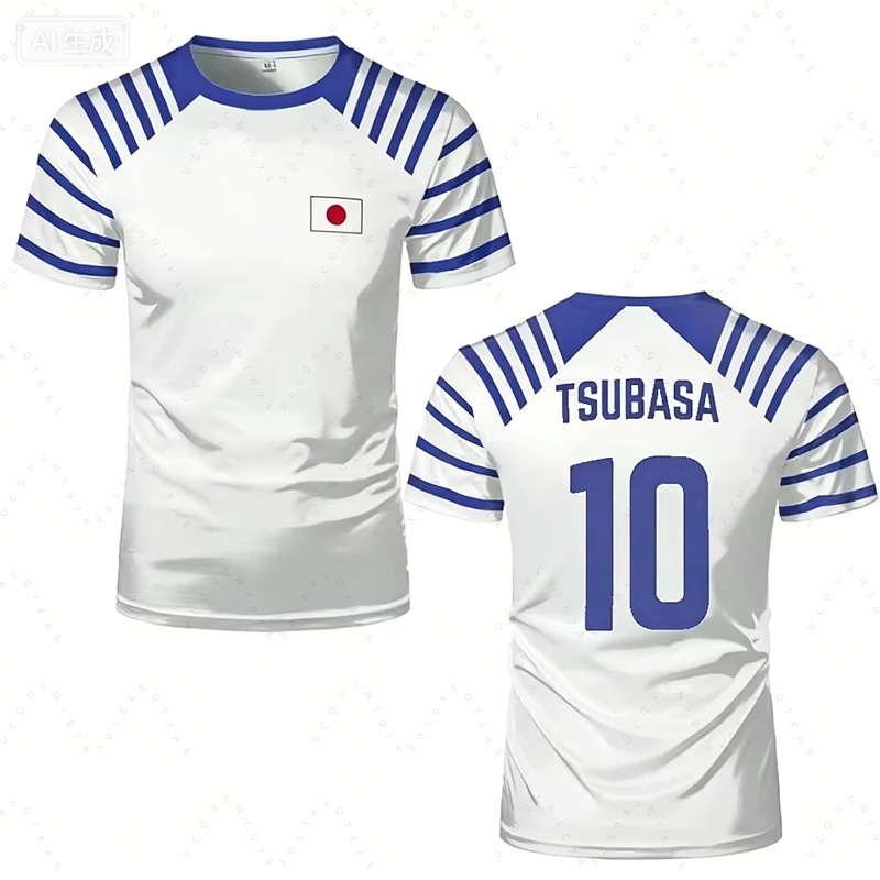 Summer Clothing In Japan - Koszulka Anime Kapitan Tsubasa 2026 z
