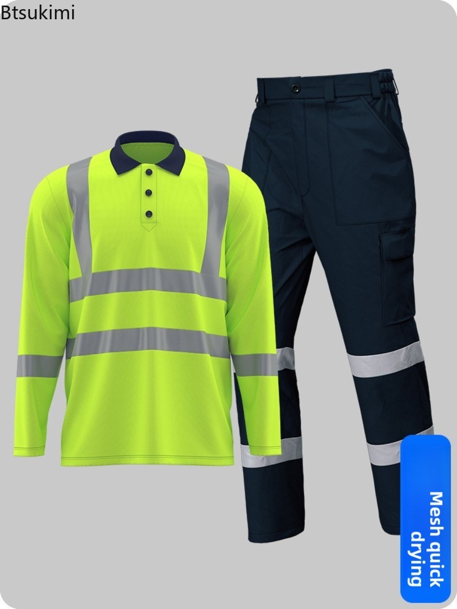 Summer Hi Vis Clothing - Odzież robocza odblaskowa Hi-Vis, szybkoschnąca koszulka