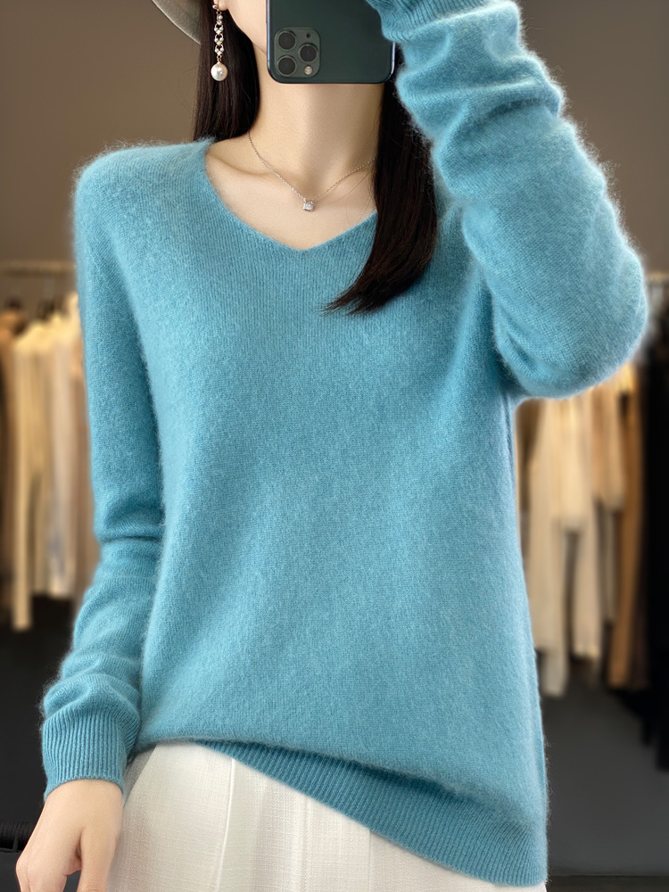 Summer Clothing Yarn - Moda 100% wełna merynosów sweter kaszmirowy