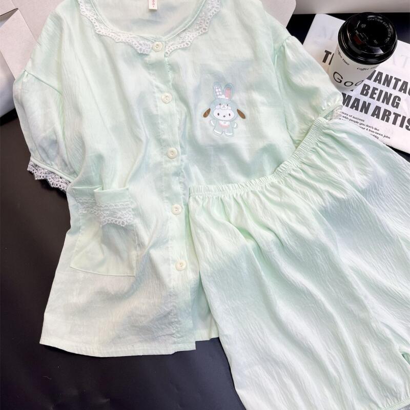 Summer Clothes - Krótkie spodenki z krótkim rękawem, dwuczęściowa