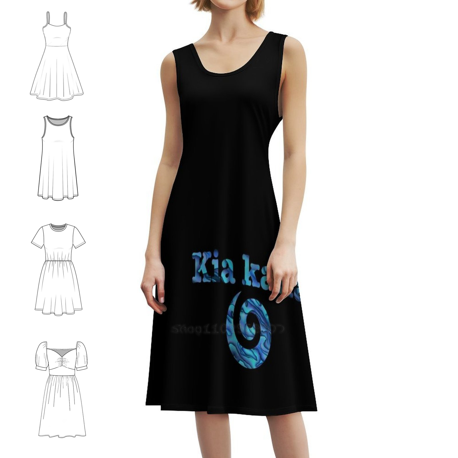 Summer Clothing Nz - Sukienka z dekoltem w kształcie serca