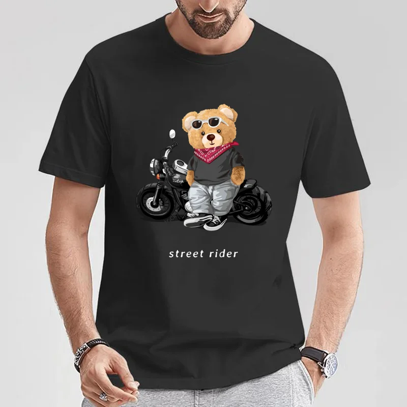 Summer Knights Clothing - Miłośnicy motocykli Street Teddy Knight koszulka