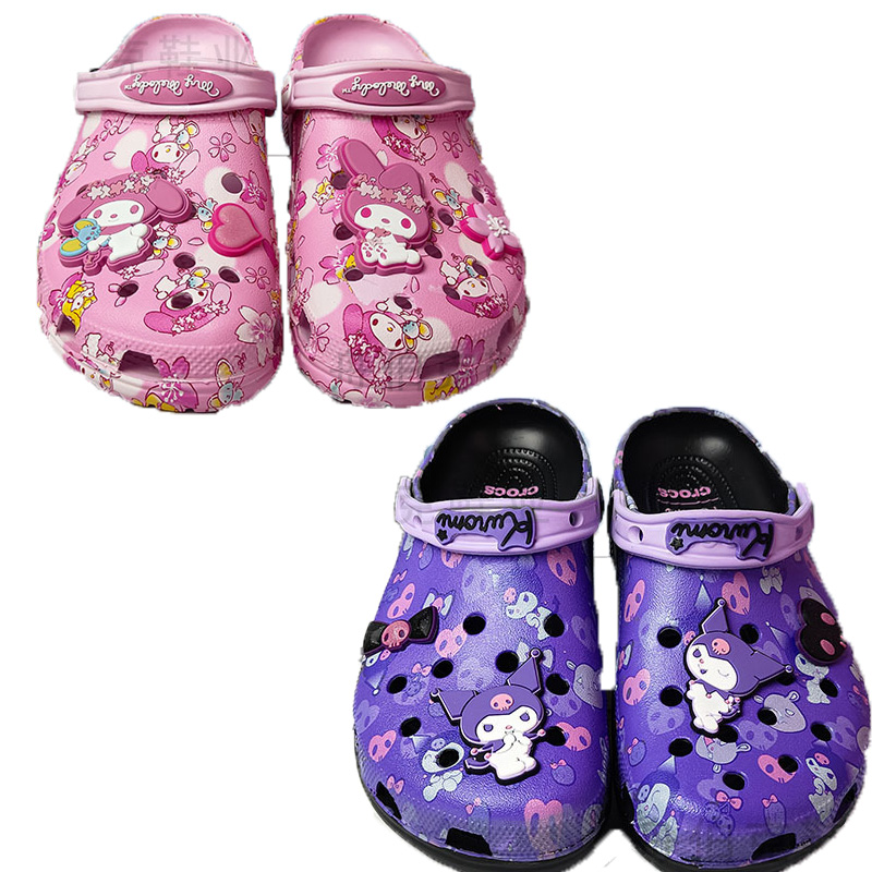 Summer Clothing In Japan - Kreskówkowe buty z dziurkami Kuromi My