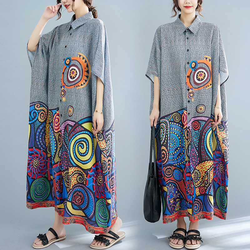 Summer Clothing India - Indyjska pakistańska sukienka kobiety styl Boho