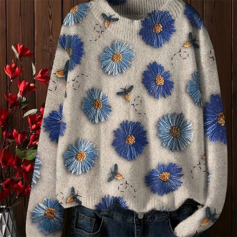 Summer Clothing Yarn - Sweter damski Odzież damska Nowa modna
