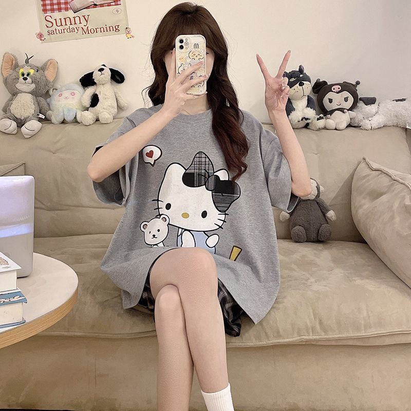 Summer Clothes - Piżama Dziewczęca Hello Kitty Letnia Krótki
