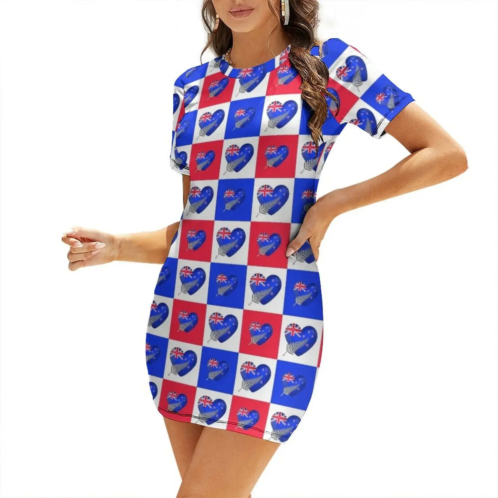 Summer Clothing Nz - Nowa Zelandia NZ Kiwi Flaga Serca