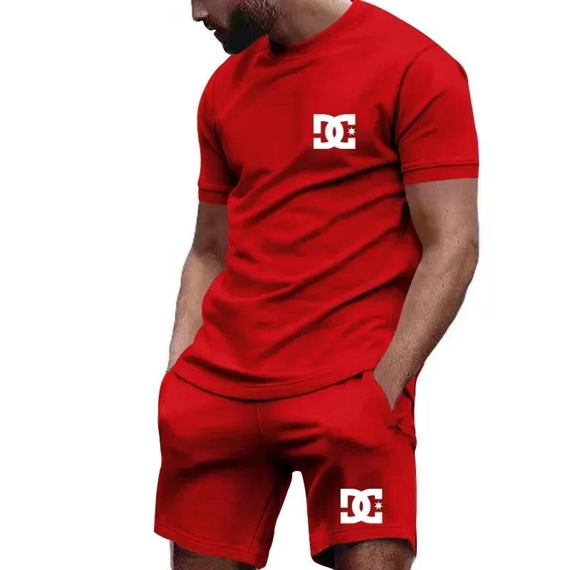 Summer Clothing Trend - Letni nowy męski zestaw: koszulka z
