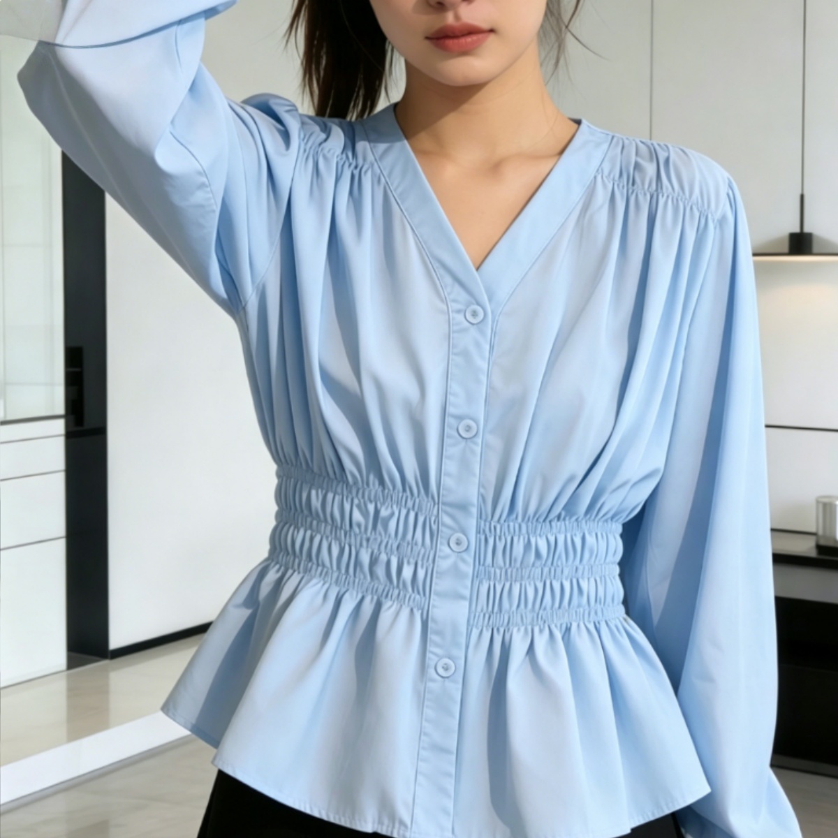 Koszula i bluzka biurowa plus  – Summer Clothing For 70 Year Old Woman recenzja i cena