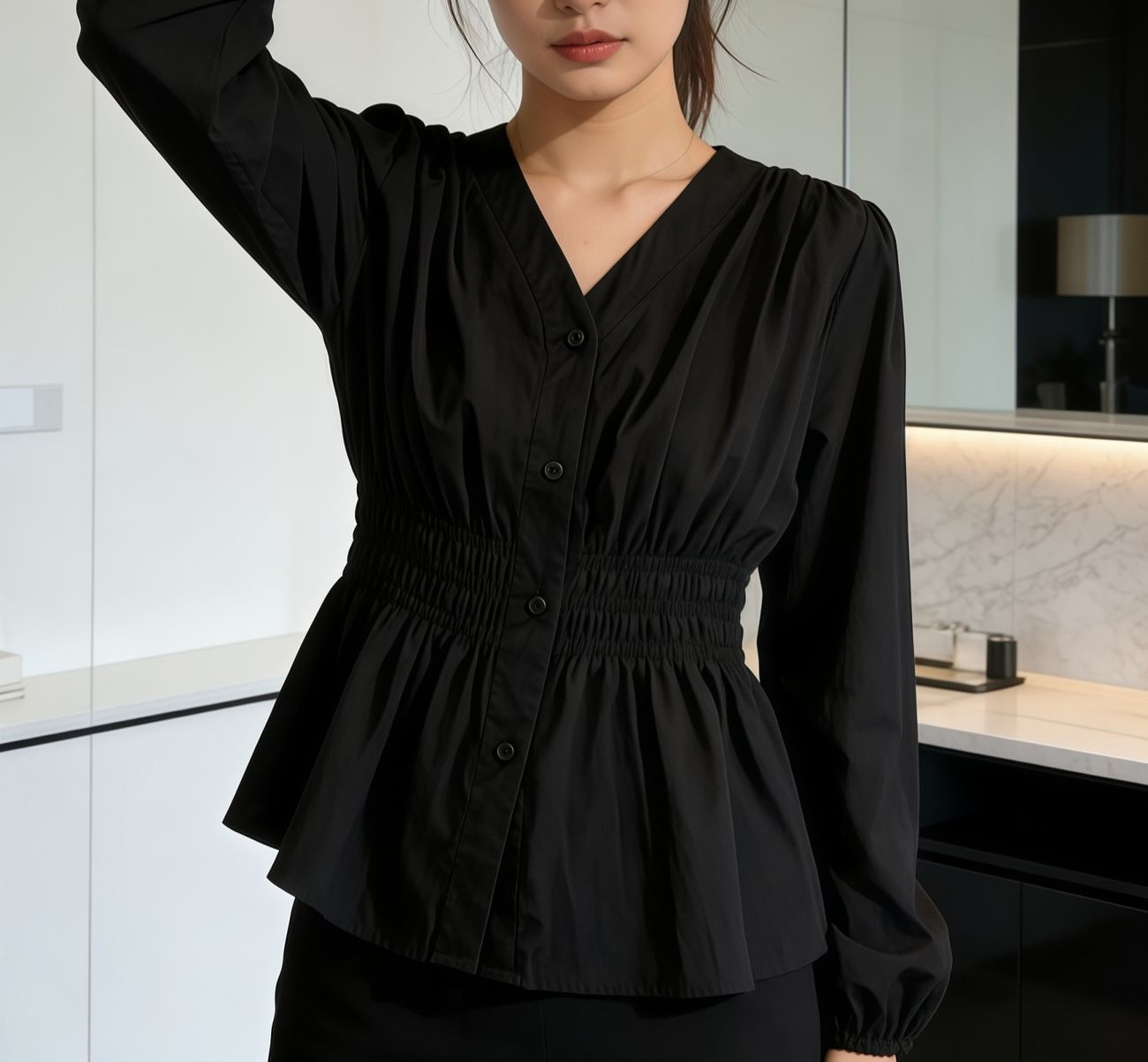 Koszula i bluzka biurowa plus  – Summer Clothing For 70 Year Old Woman recenzja i cena