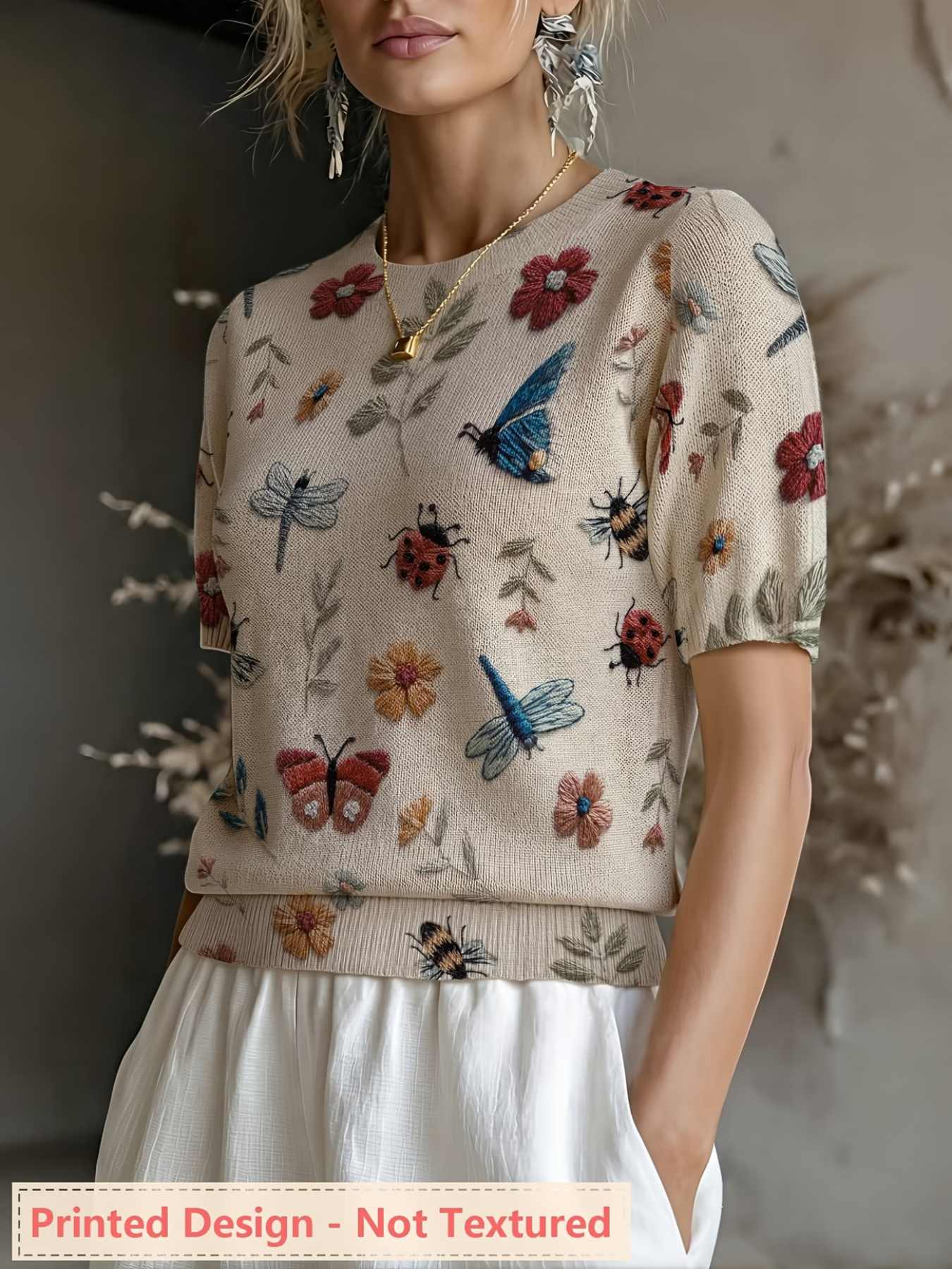 Drukowany wzór - Niestrukturow – Summer Clothing Yarn recenzja i cena