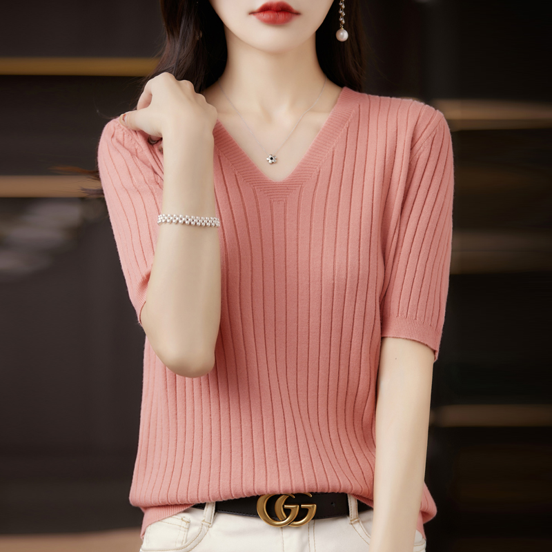 Sweter damski Wiosna Lato Krót – Summer Clothing Yarn recenzja i cena