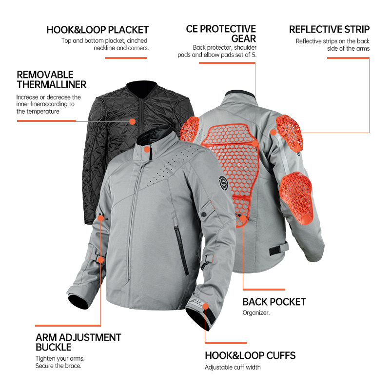 Kurtka motocyklowa męska SFK G – Summer Knights Clothing recenzja i cena