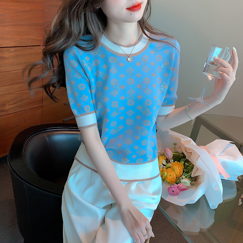 Dzianinowy sweter letni sweter – Summer Clothing Yarn recenzja i cena
