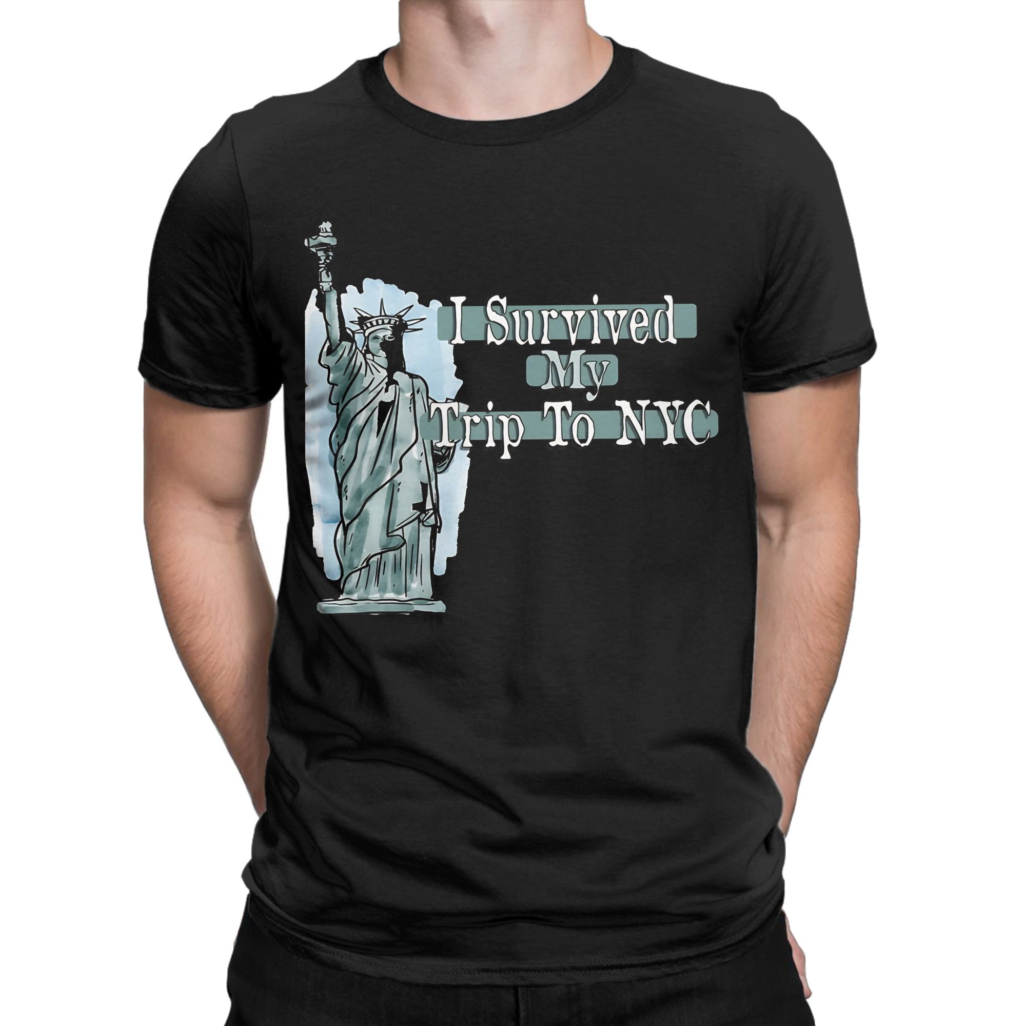 Zabawna koszulka „Przetrwałem  – Summer Clothing Nyc recenzja i cena