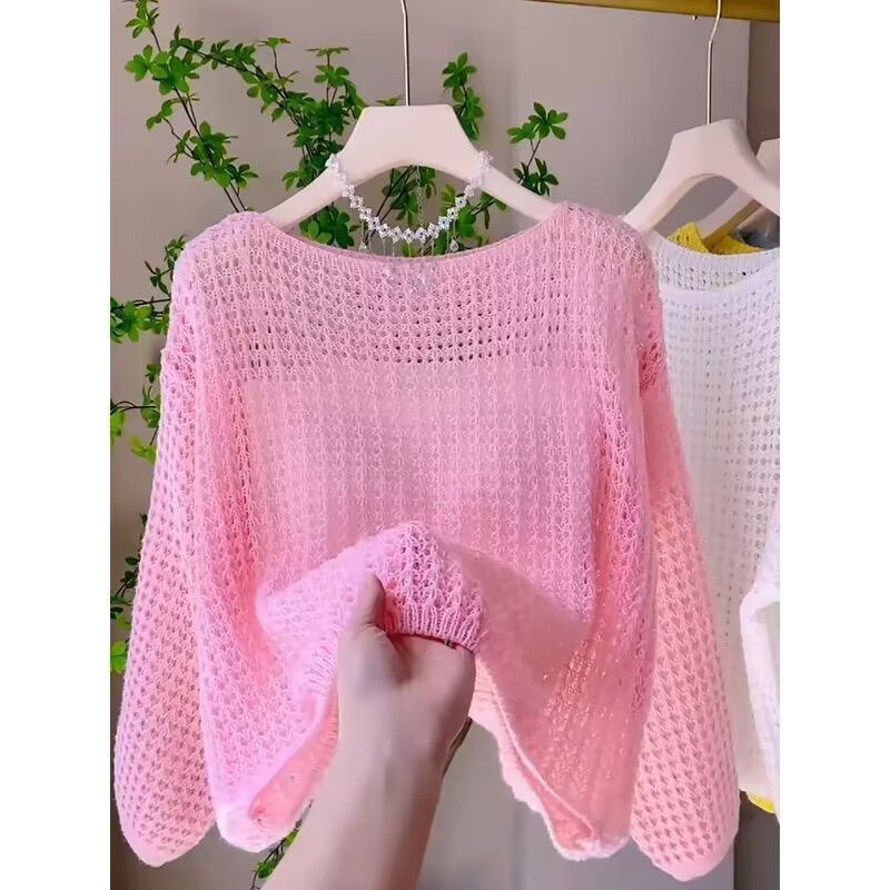 Damska luźna, cienka, dzianino – Summer Clothing Yarn recenzja i cena