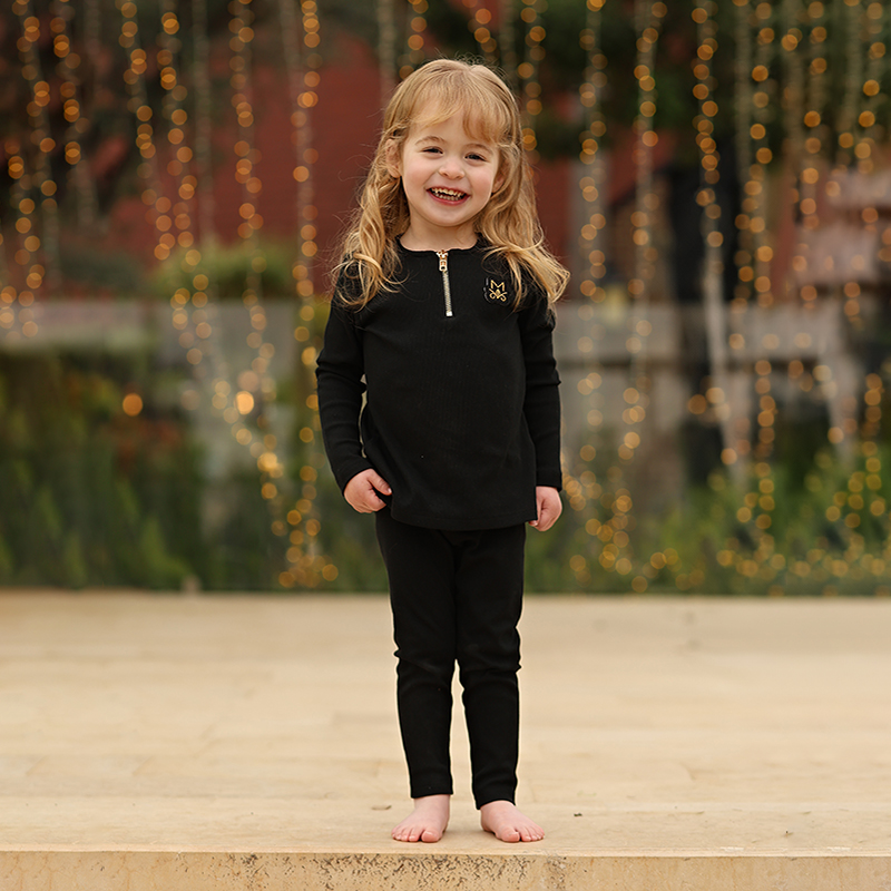 Letnie czarne prążkowane ubran – Summer Clothing Baby Girl recenzja i cena