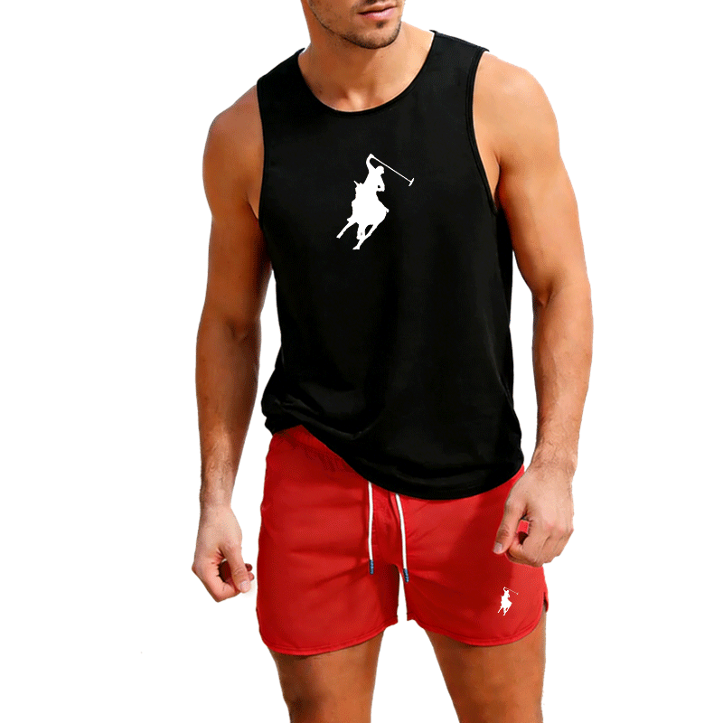 Męski letni zestaw: kamizelka  – Summer Clothing Trend recenzja i cena
