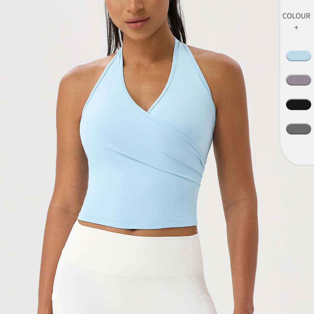 Damski top sportowy z dekoltem – Tank Top Breathable recenzja i cena