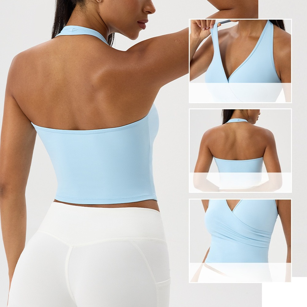 Damski top sportowy z dekoltem – Tank Top Breathable recenzja i cena
