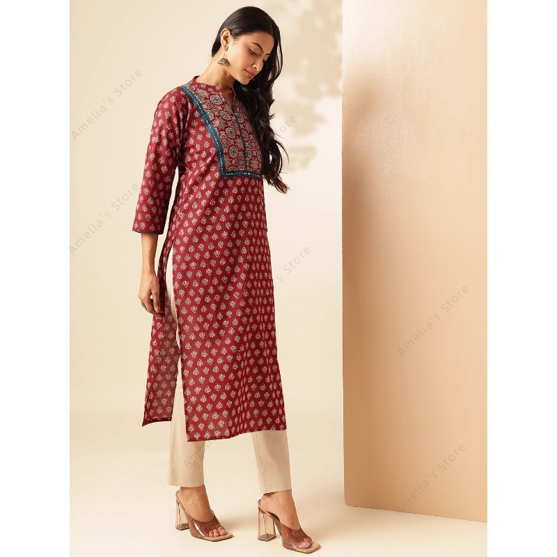 Wiosenno-letnia damska etniczn – Summer Clothing India recenzja i cena