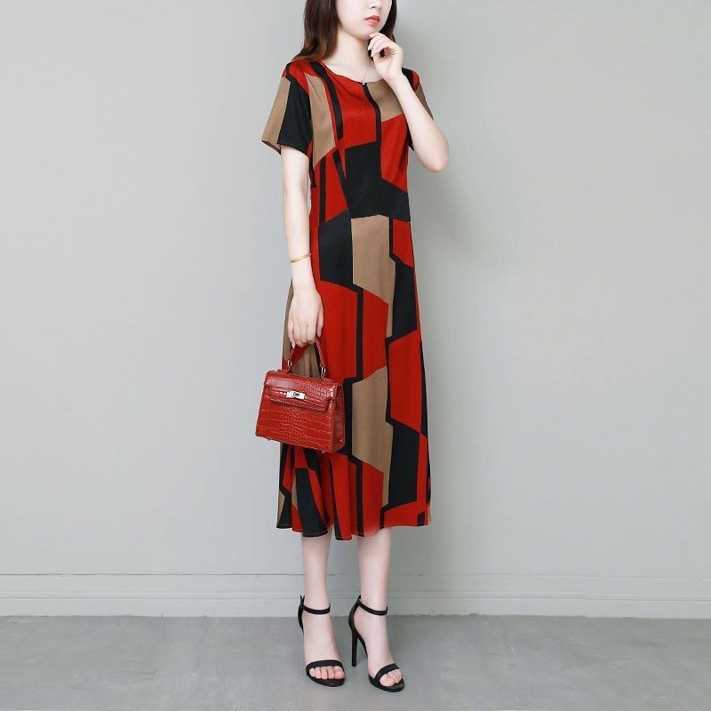 Biuro Lady geometryczna sukien – Summer Clothing For 70 Year Old Woman recenzja i cena