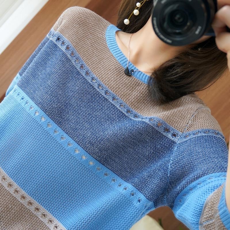 Damski sweter z rękawem 3/4, k – Summer Clothing Yarn recenzja i cena