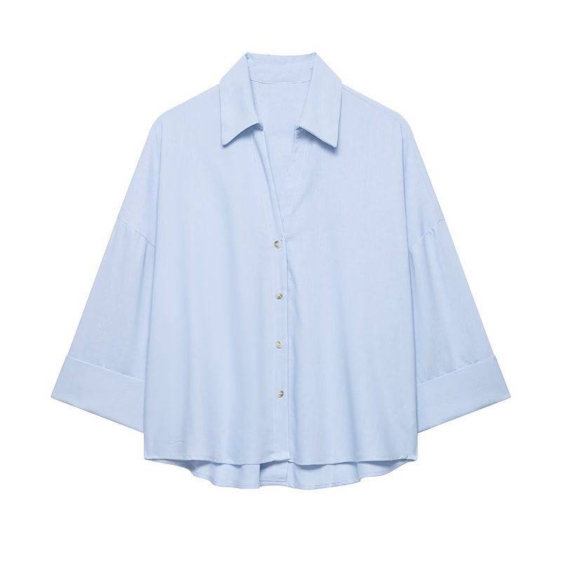 Damskie koszule, luźne, codzie – Tie Front Shirt recenzja i cena