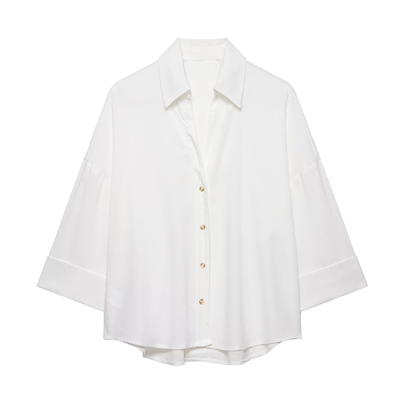 Damskie koszule, luźne, codzie – Tie Front Shirt recenzja i cena