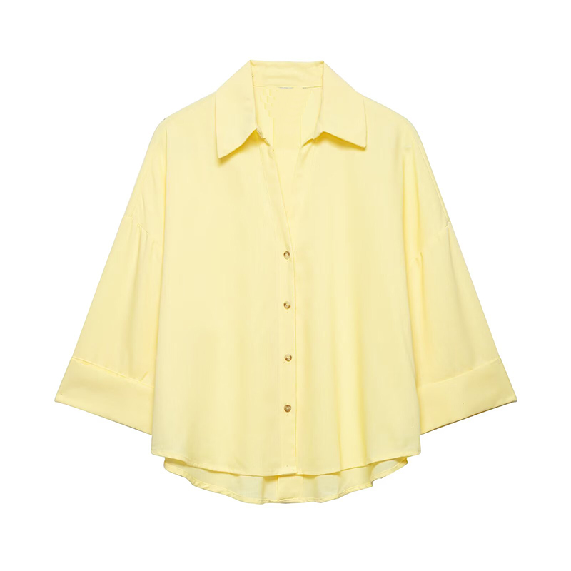 Damskie koszule, luźne, codzie – Tie Front Shirt recenzja i cena