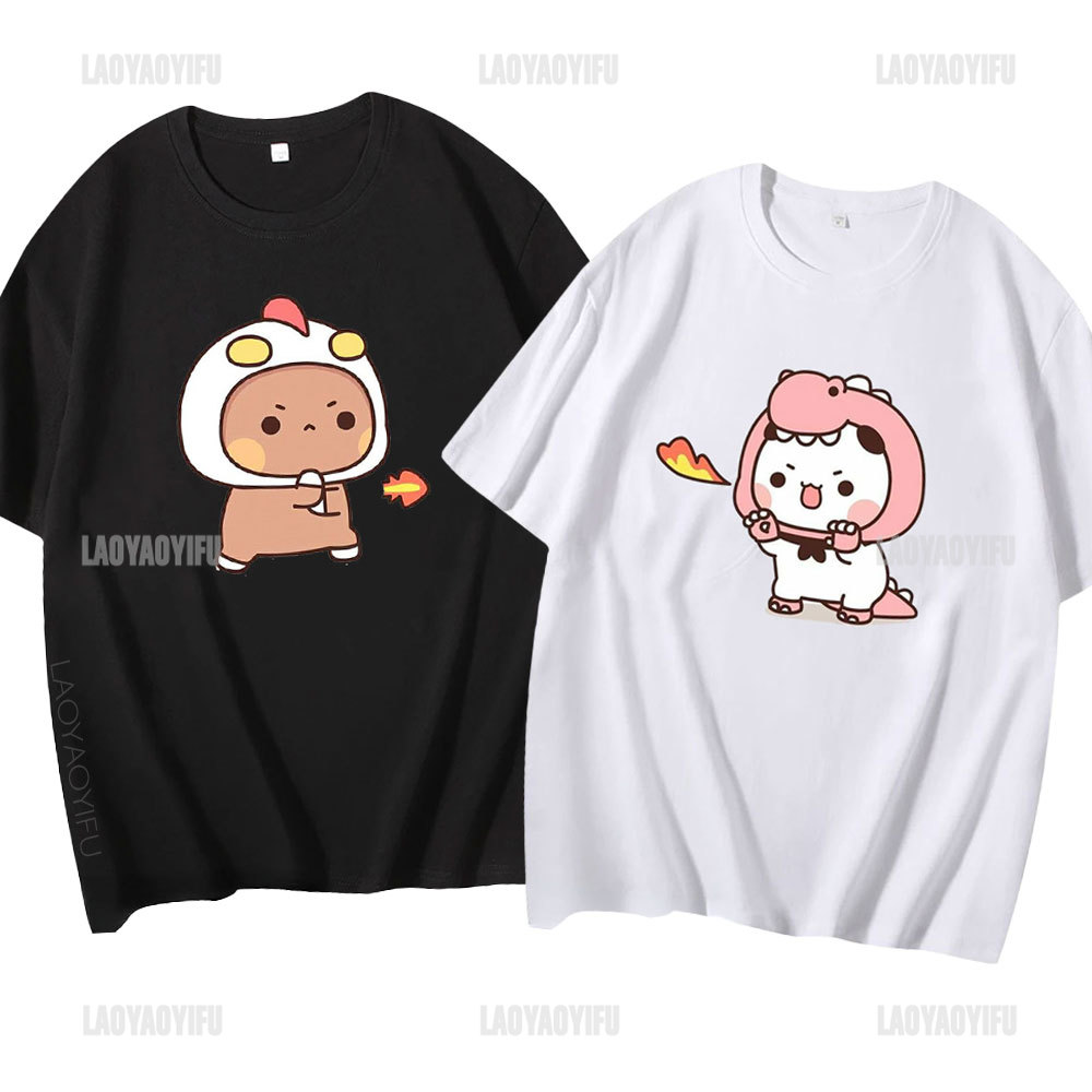 Kawaii Bubu Dudu Tshirt dla dz – Summer Clothing For 70 Year Old Woman recenzja i cena