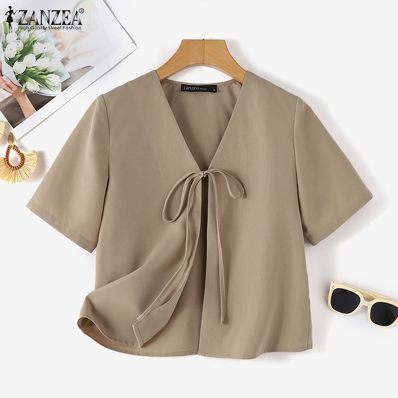 ZANZEA Damskie modne kardigany – Tie Front Shirt recenzja i cena