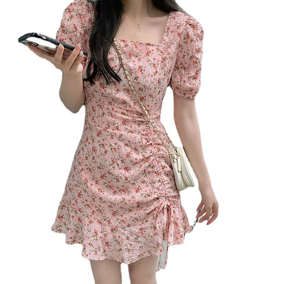 Letnia kwiatowa mini sukienka  – Summer Clothing For 70 Year Old Woman recenzja i cena