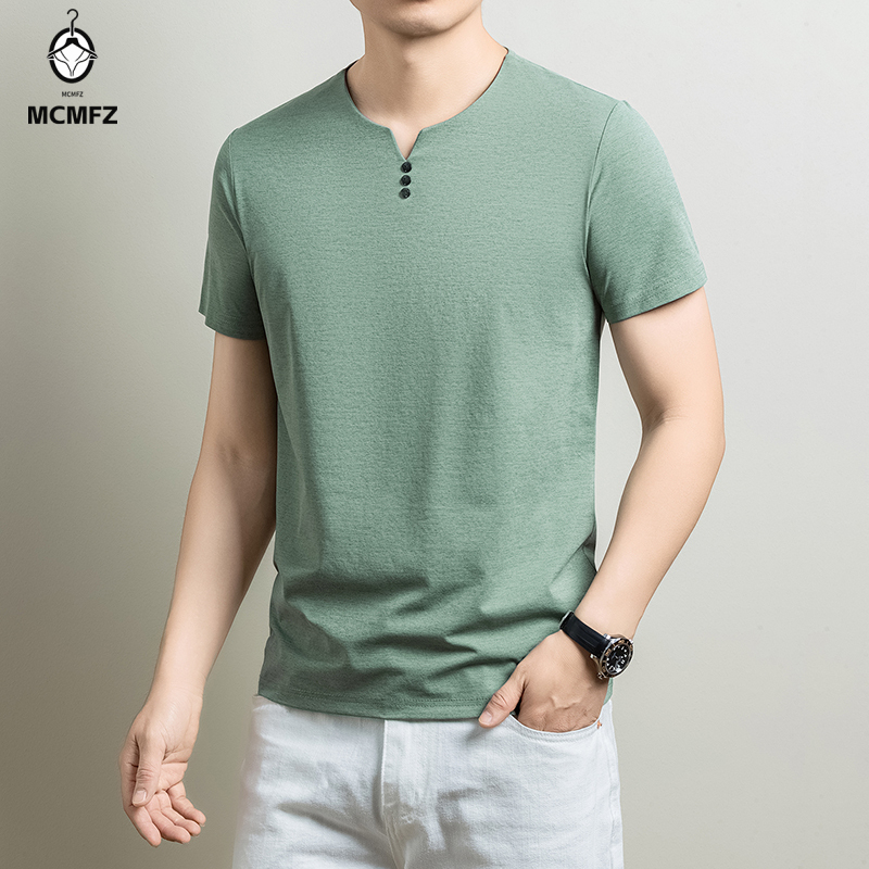 Męska koszulka Henley, wygodna – Summer Clothing Trend recenzja i cena