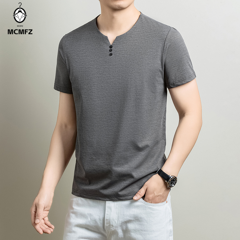 Męska koszulka Henley, wygodna – Summer Clothing Trend recenzja i cena