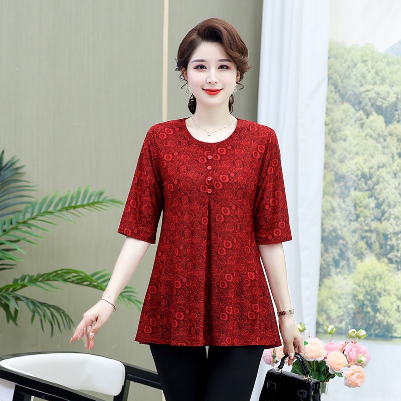 Nadruk w stylu Vintage t-shirt – Summer Clothing For 70 Year Old Woman recenzja i cena