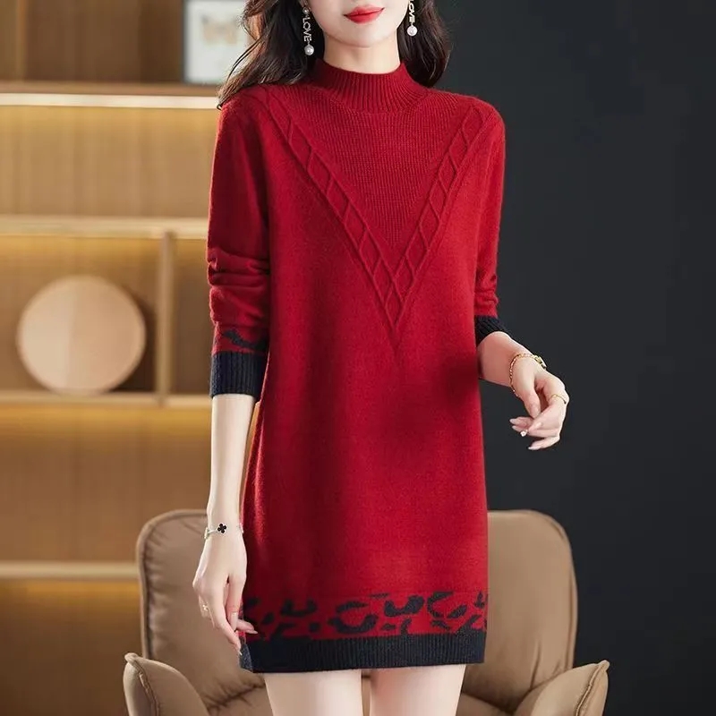 Sweter damski półgolf ciepły d – Summer Clothing Yarn recenzja i cena