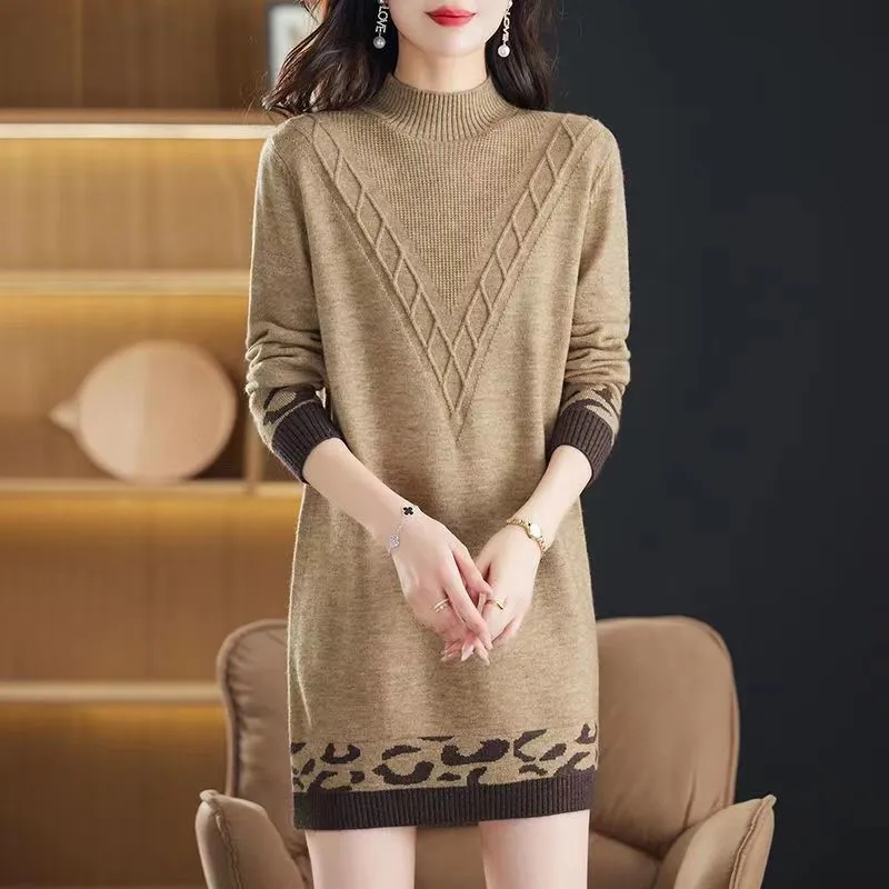 Sweter damski półgolf ciepły d – Summer Clothing Yarn recenzja i cena