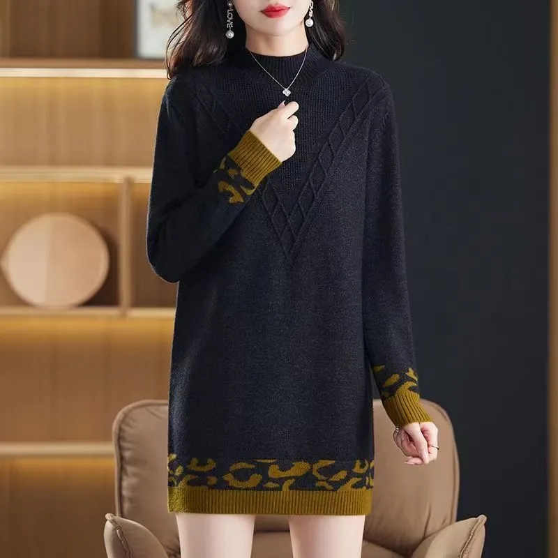 Sweter damski półgolf ciepły d – Summer Clothing Yarn recenzja i cena