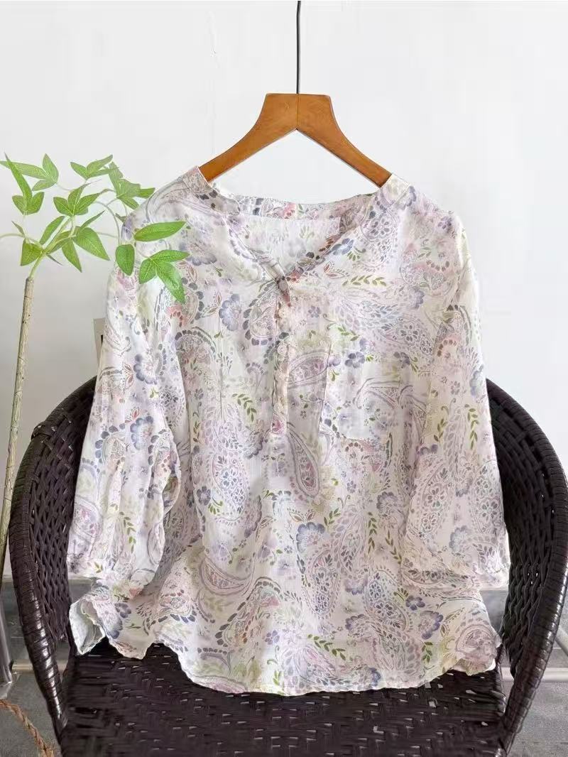 Koszule damskie ze 100% ramii, – Summer Clothing In Japan recenzja i cena