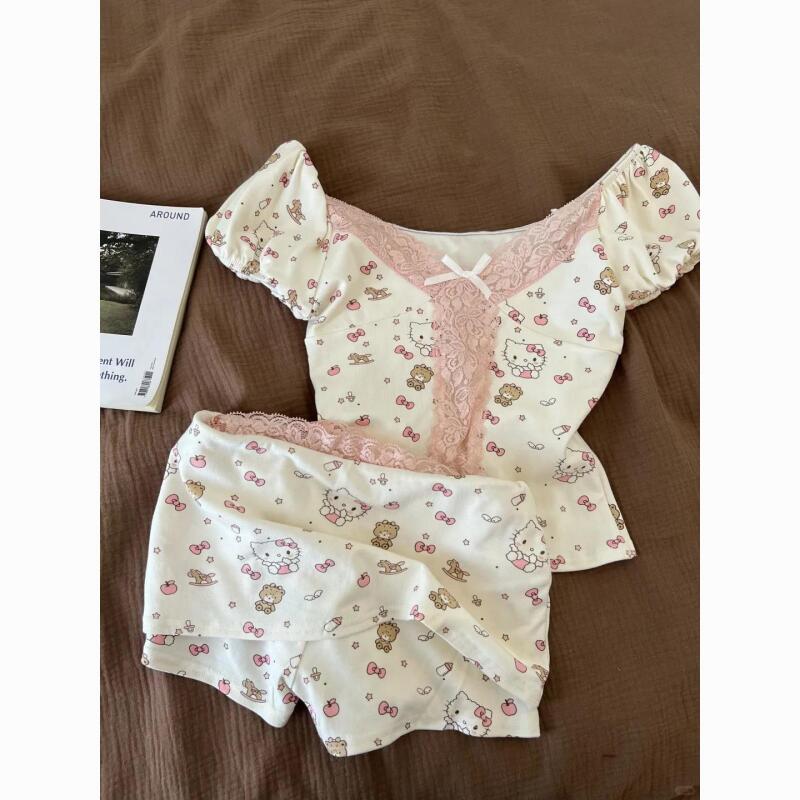 Piżama damska Hello Kitty w st – Summer Clothes recenzja i cena