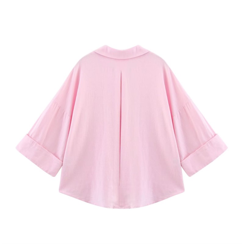 Koszula damska z szerokimi ręk – Tie Front Shirt recenzja i cena